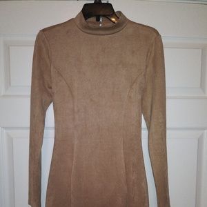 Suede like dress.